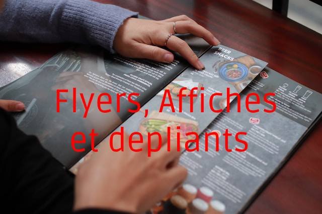 création de flyers et affiches